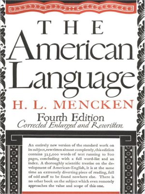 cover image of American Language